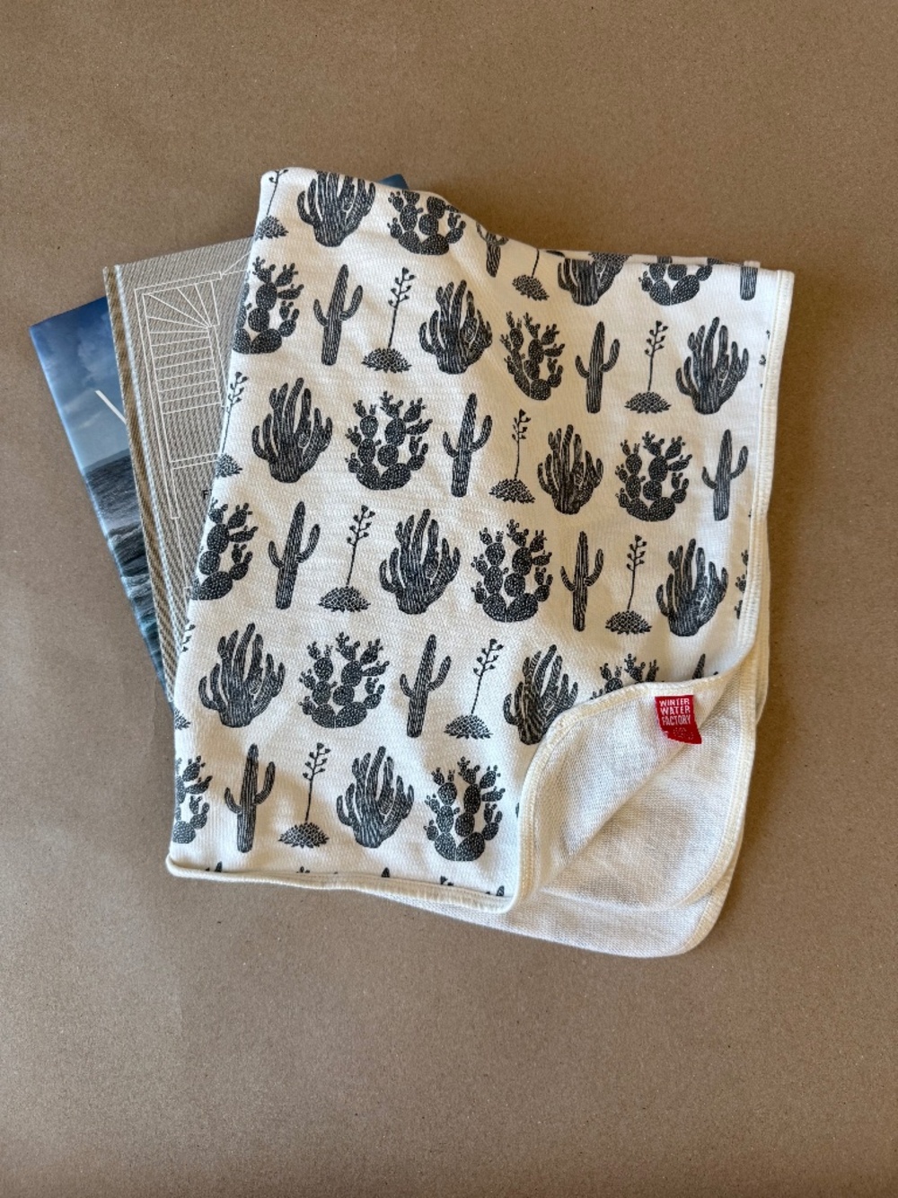 Winter Water Factory 100% Cotton Baby Blanket Cactus Print
